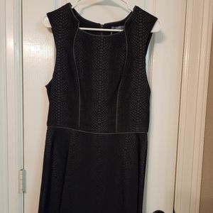 Sleeveless black dress
